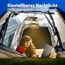 AWANFI 10000mAh USB Ventilator, Clip Ventilator Aufladbarer mit Akku Fernbedienung Haken, 360° Oszillation, Ventilator Klein mit LED Licht, Mini Tischventilator für Camping Kinderwagen Büro