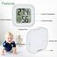 PAIRIER 4 Stück luftfeuchtigkeitsmesser Thermometer Innen Mini LCD Digital Thermometer Hygrometer Gauge für Babyzimmer Seniorenzimmer Arbeitszimmer Weinkeller usw