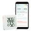 Flintronic Mini LCD Thermometer, Bluetooth Hygrometer Innen, Digital Thermometer Innen, Kabelloses Thermometer Hygrometer, Kabelloses,Luftfeuchtigkeit Meter für Babyzimmer Wohnzimmer Büro Gewächshaus