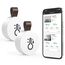 ORIA Bluetooth Thermometer Hygrometer, 2 Stk Kabelloses Thermo-Hygrometer Mini Temperaturmonitor mit APP, Daten Export, kompatibel mit iOS & Android, für Wohnzimmer, Babyzimmer, Haus