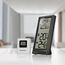 Bresser Wetterstation Funk mit Außensensor Meteo Temp, Thermometer mit Temperaturanzeige für Innen- und Außen, Wettervorhersage, mit ausklappbarem Standfuß und Wandhalterung, schwarz, 8.2x2x15.7 cm