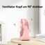 VOXON USB Tischventilator, Mini Ventilator mit 5 Geschwindigkeiten, Ventilator Leise, Usb Fan Klein mit 1,5M Langem Kabel, Tragbarer Usb Lüfter für Desktop Büro Zuhause Schlafzimmer, KEINE BATTERIE