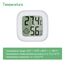 PAIRIER Mini LCD Digital Thermometer Hygrometer Innen Thermo-Hygrometer Feuchtigkeitsmesser Gauge für Babyzimmer Wohnzimmer Büro Kühlschrank