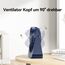 VOXON USB Tischventilator, Mini Ventilator mit 5 Geschwindigkeiten, Ventilator Leise, Usb Fan Klein mit 1,5M Langem Kabel, Tragbarer Usb Lüfter für Desktop Büro Zuhause Schlafzimmer, KEINE BATTERIE