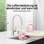 VOXON USB Tischventilator, Mini Ventilator mit 5 Geschwindigkeiten, Ventilator Leise, Usb Fan Klein mit 1,5M Langem Kabel, Tragbarer Usb Lüfter für Desktop Büro Zuhause Schlafzimmer, KEINE BATTERIE