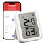 SwitchBot Thermometer Hygrometer Innen, Bluetooth Hygrometer Digital Temperatur Feuchtigkeit Sensor mit APP & Datenspeicherung, Taupunkt/VPD/Absolute Feuchtigkeitssensor