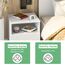 PAIRIER Mini LCD Digital Thermometer Hygrometer Innen Thermo-Hygrometer Feuchtigkeitsmesser Gauge für Babyzimmer Wohnzimmer Büro Kühlschrank