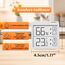 2 Stück - OPPERD Hygrometer Raumthermometer - Kleiner Digitaler Luftfeuchtigkeitsmesser mit Max/Min-Funktion Thermometer innen, Präziser Feuchtigkeitsmesser für Schlafzimmer, Kinderzimmer, Wohnzimmer