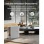 SwitchBot Thermometer Hygrometer Innen, Bluetooth Hygrometer Digital Temperatur Feuchtigkeit Sensor mit APP & Datenspeicherung, Taupunkt/VPD/Absolute Feuchtigkeitssensor