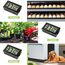 Farerkass Hygrometer - Thermometer, Digital Mini Luftfeuchtigkeitsmesser mit LCD, Zimmertemperatur für Innenräume und Hydrometer für Babyzimmer,Schlafzimmer und Weinkeller, Schwarz (8)