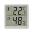 TFA Dostmann Digitales Thermo-Hygrometer Innen, 30.5059.02, Thermometer und Luftfeuchtigkeit, Raumthermometer, für Raumklimakontrolle, Magentisch-zum Stellen, Luftfeuchtigkeitsmessgerät, weiß