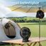 EasyAcc 10000mAh Clip Ventilator mit 37 Stunden Laufzeit - 20cm Camping mit Powerbank, 5 Geschwindigkeiten, LED Anzeige, 360° Haken für Camping, Growbox, Kinderwagen