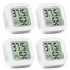 CNMTCCO luftfeuchtigkeitsmesser Thermometer Innen, 4 Stück Hygrometer Mini LCD Digital Thermometer Gauge für Arbeitszimmer Babyzimmer, Weinkeller, Seniorenzimmer usw