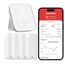 SwitchBot Thermometer Hygrometer Innen 4Pack mit Hub2, Wlan & Bluetooth Außenthermometer Luftfeuchtigkeitsmesser, App-Benachrichtigungen, Kompatibel mit Apple Home, Alexa, GoogleHome, IFTTT