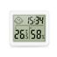 Brifit Digital Mini Thermometer Hygrometer, Hygrometer Innen mit hohen Genauigkeit, Temperatur und Luftfeuchtigkeitsmesser mit Uhr, Raumklima-Indikator, Raumthermometer für Gewächshaus,Büro,Heim