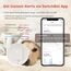 SwitchBot Thermometer Hygrometer Innen, Digital Hygrometer Bluetooth Thermo-Hygrometer mit APP, Taupunkt/VPD/Absolute Feuchtigkeitssensor, Bluetooth Hygrometer