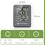 Bresser 3er Set Thermometer Hygrometer - Digitales Raumthermometer für Kontrolle Innenraum Luftfeuchtigkeit, Kühlschrankgeeignet, Wandmontage und Magnet, Schimmelvorbeugung - Indikator Smiley, Grau