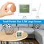 Brifit Digital Mini Thermometer Hygrometer, Hygrometer Innen mit hohen Genauigkeit, Temperatur und Luftfeuchtigkeitsmesser mit Uhr, Raumklima-Indikator, Raumthermometer für Gewächshaus,Büro,Heim