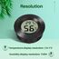 Thlevel Mini Digital Hygrometer Thermometer Temperatur Luftfeuchtigkeitmessgerät für Innenraum Gewächshaus Wohnzimmer 6 Stücke
