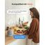 X-Sense WLAN Thermometer Hygrometer Innen, Mini Raumthermometer mit X-Sense App, Angepasster Komfortbereich, Thermo-Hygro-Datenlogger, kompatibel mit Alexa, 3 Sensoren und 1 Basisstation SBS50
