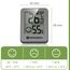 Bresser 3er Set Thermometer Hygrometer - Digitales Raumthermometer Kontrolle Innenraum Luftfeuchtigkeit, Kühlschrankgeeignet, Wandmontage Magnet, Schimmelvorbeugung - Indikator Smiley, Anthrazit