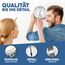 MAVORI® 2in1 Thermometer & Hygrometer aus Edelstahl | Analog Hygrometer & Thermometer | Luftfeuchtigkeitsmesser & Raumthermometer innen für Ihr gesundes Raumklima | Ø 12,5cm