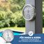 MAVORI® 2in1 Thermometer & Hygrometer aus Edelstahl | Analog Hygrometer & Thermometer | Luftfeuchtigkeitsmesser & Raumthermometer innen für Ihr gesundes Raumklima | Ø 12,5cm