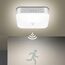 Toowell Akku Lampe mit Bewegungsmelder Innen, 10000mAh Aufladbar Akku Deckenleuchte LED Batterie Deckenlampe mit Bewegungsmelder, Kellerlampe LED Lampe Akku Leuchte für Badzimmer Garage Treppe Balkon