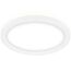 BRILONER - LED Deckenlampe mit indirektem Licht, flach, neutralweiße Lichtfarbe, Lampe, Deckenleuchte, Wohnzimmerlampe, LED Panel, Küchenlampe, Deckenbeleuchtung, 19x2,8 cm, Weiß