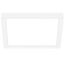 BRILONER - LED Deckenlampe mit indirektem Licht, flach, neutralweiße Lichtfarbe, Lampe, Deckenleuchte, Wohnzimmerlampe, LED Panel, Küchenlampe, Deckenbeleuchtung, 19x19x2,8 cm, Weiß