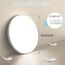 MGEELED Deckenlampe LED Deckenleuchte, 36W 4000K 4300LM IP44 Wasserfest Rund Flach Badlampe Decke Modern Schlicht Lampe Ultra Dünn für Badezimmer Küche Wohnzimmer Keller Schlafzimmer Flur Ø23CM