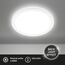 BRILONER - LED Deckenlampe mit indirektem Licht, flach, neutralweißes Licht, Lampe, Deckenleuchte, Wohnzimmerlampe, LED Panel, Küchenlampe, Deckenbeleuchtung, 24x3 cm, Weiß