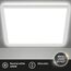 BRILONER - LED Deckenlampe mit indirektem Licht, 3cm flach, neutralweiße Lichtfarbe, Lampe, Deckenleuchte, Wohnzimmerlampe, LED Panel, Küchenlampe, Deckenbeleuchtung, Schlafzimmerlampe, 29,3cm, Weiß