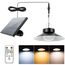 AGOTD Solar Hängelampe, Solarlampen für Außen Hängend mit Fernbedienung, 920LM 3 Farbtemperatur Solar Lampe Outdoor IP65 Wasserdichte Solar Hängelampen für Garten Terrasse Balkon Pavillon