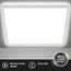 BRILONER - LED Deckenlampe mit indirektem Licht, 3 cm flach, Licht neutralweiß, Lampe, Deckenleuchte, Wohnzimmerlampe, LED Panel, Küchenlampe, Deckenbeleuchtung, Schlafzimmerlampe, 42x42x3 cm, Weiß