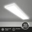 BRILONER - LED Deckenlampe 98cm mit indirektem Licht, 3 cm flach, 36W, 4800lm, neutralweißes Licht, Lampe, Deckenleuchte, Wohnzimmerlampe, LED Panel, Küchenlampe, Deckenbeleuchtung, 98x20x3 cm, Weiß