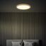 BRILONER - LED Deckenlampe mit indirektem Licht, flach, warmweißes Licht, Lampe, Deckenleuchte, Wohnzimmerlampe, LED Panel, Küchenlampe, Schlafzimmerlampe, 42x3 cm, Rahmen in Holzoptik