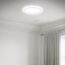 BRILONER - LED Deckenlampe mit indirektem Licht, flach, neutralweiße Lichtfarbe, Lampe, Deckenleuchte, Wohnzimmerlampe, LED Panel, Küchenlampe, Deckenbeleuchtung, 19x2,8 cm, Weiß