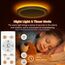 slochi LED Deckenleuchte, 22CM 15W 1500LM Deckenlampe Flach Dimmbar mit Fernbedienung, 1800K Nachtlicht Warm, 3000K-6500K Schlafzimmer Lampe für Schlafzimme Wohnzimmer Kinderzimmer Rund, Weiß