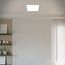BRILONER - LED Deckenlampe mit indirektem Licht, 3cm flach, neutralweiße Lichtfarbe, Lampe, Deckenleuchte, Wohnzimmerlampe, LED Panel, Küchenlampe, Deckenbeleuchtung, Schlafzimmerlampe, 29,3cm, Weiß