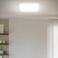 BRILONER - LED Deckenlampe mit indirektem Licht, 3 cm flach, Licht neutralweiß, Lampe, Deckenleuchte, Wohnzimmerlampe, LED Panel, Küchenlampe, Deckenbeleuchtung, Schlafzimmerlampe, 42x42x3 cm, Weiß