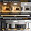 Tyreses LED Deckenleuchte Dimmbar mit Fernbedienung, 24W RGB Farbwechsel LED Deckenlampe, Rund Deckenbeleuchtung 3000K-6500K für Schlafzimmer, Wohnzimmer, Badezimmer, Kinderzimmer, Ø30CM