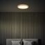BRILONER - LED Deckenlampe mit indirektem Licht, flach, warmweißes Licht, Lampe, Deckenleuchte, Wohnzimmerlampe, LED Panel, Küchenlampe, Schlafzimmerlampe, 29x3 cm, Rahmen in Holzoptik