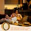 slochi LED Deckenleuchte, 24W Deckenlampe Flach Dimmbar mit Fernbedienung, 1800K Nachtlicht Warm, 3000K-6500K, Ultra Dünn Schlafzimmer Lampe für Schlafzimme Wohnzimmer Kinderzimmer-Rund Schwarz