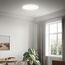 BRILONER - LED Deckenlampe mit indirektem Licht, 3cm flach, 22W 3.000lm, neutralweiße Lichtfarbe, Lampe, Deckenleuchte, Wohnzimmerlampe, LED Panel, Küchenlampe, Schlafzimmerlampe, Flur, ø42cm, Weiß