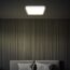 BRILONER - LED Deckenlampe mit indirektem Licht, flach, neutralweißes Licht, Lampe, Deckenleuchte, Wohnzimmerlampe, LED Panel, Küchenlampe, Deckenbeleuchtung, 24x24x3 cm, Weiß
