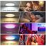 Tyreses LED Deckenleuchte Dimmbar mit Fernbedienung, 24W RGB Farbwechsel LED Deckenlampe, Rund Deckenbeleuchtung 3000K-6500K für Schlafzimmer, Wohnzimmer, Badezimmer, Kinderzimmer, Ø30CM