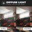 HOFTRONIC - 4er Pack LED Feuchtraumleuchte 120cm IP65-36W 4320 Lumen - 4000K Neutralweiß - Verknüpfbar - Kellerleuchte, Nassraumleuchte - Feuchtraum Wannenleuchte