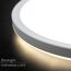 BRILONER - LED Deckenlampe mit indirektem Licht, flach, neutralweißes Licht, Lampe, Deckenleuchte, Wohnzimmerlampe, LED Panel, Küchenlampe, Deckenbeleuchtung, 24x3 cm, Weiß