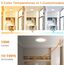 slochi LED Deckenleuchte, 18CM 12W 1200LM Deckenlampe Flach Dimmbar mit Fernbedienung, 1800K Nachtlicht Warm, 3000K-6500K Schlafzimmer Lampe für Schlafzimme Wohnzimmer Kinderzimmer Rund, Weiß